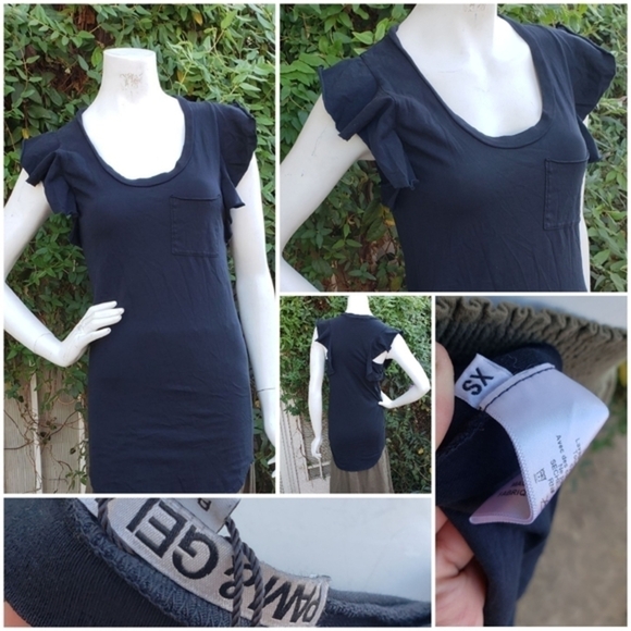 Pam & Gela Flutter Sleeve Scoop Neck Dress‎ - Picture 2 of 2